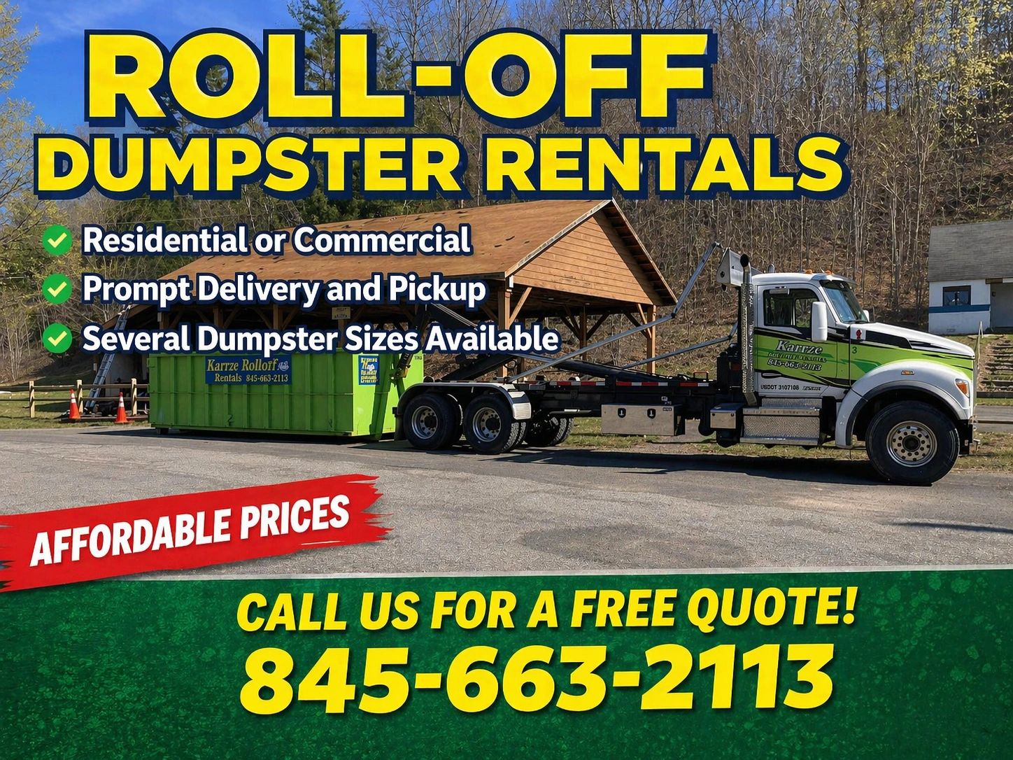 Rolloff Containers - Karrze Rolloff Rentals Llc